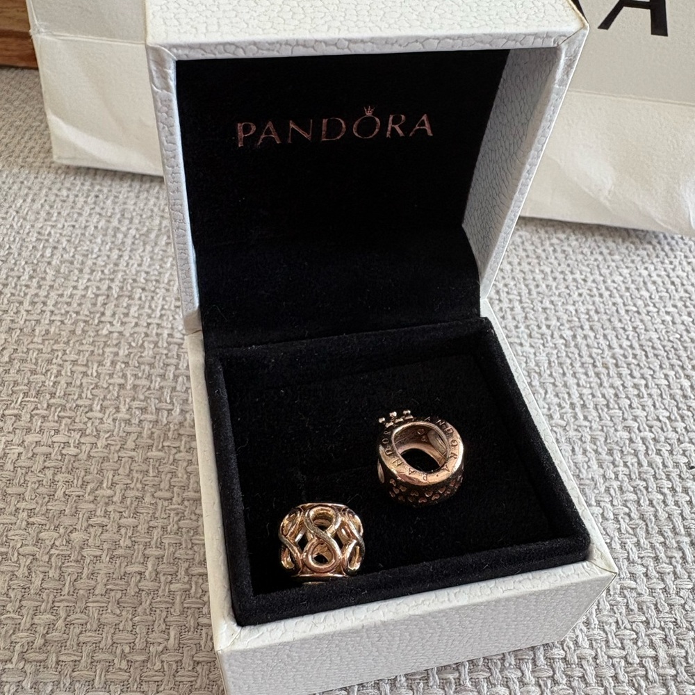 Pandora charms gold